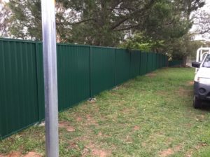 How to build Mist Green Colorbond fencing Permasteel Fencing