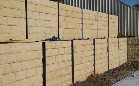 Concrete sleeper retaining wall systems Wetherill Park NSW